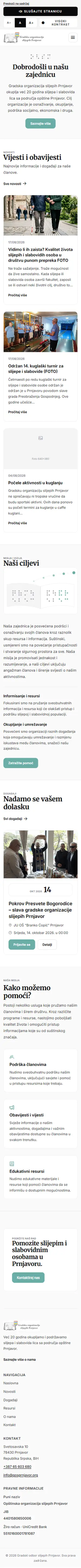 Mobilni prikaz sajta gosprnjavor.org